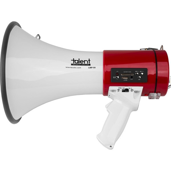 Main product image for Talent Megaphone LMP-50 Portable Rechargeable Battery Included 50W233-206